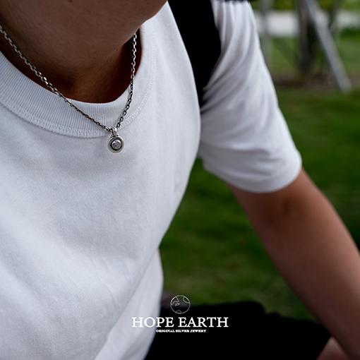 HOPE EARTH ホープアース　スターリングシルバー　ネックレス 在庫あり HOPE EARTH ホープアース スターリングシルバー ネックレス T