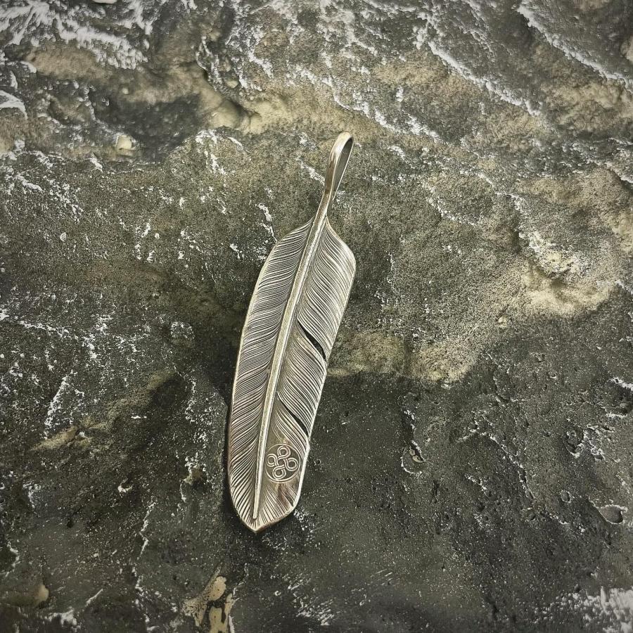 CHOLOS チョロス FEATHER TOP(M) NECKLACE PENDANT ペンダントの画像