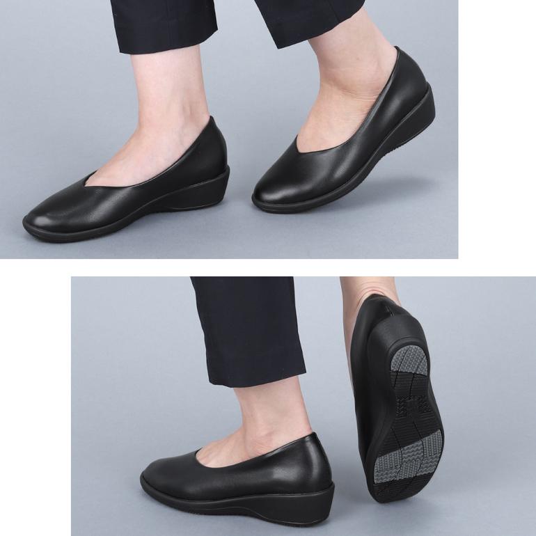 オフィスシューズ レディース 靴 ストレッチ 日本製 通勤 仕事 Vカット 3E パンジー pansy 疲れにくい 歩きやすい 4078 |  | 05