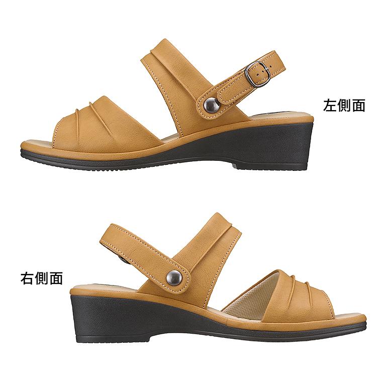 バックベルトサンダル レディース 夏 靴 シューズ ストラップ 2WAY