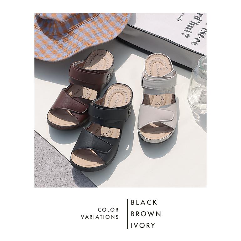 PANSY（パンジー） バックベルトサンダル レディース 夏 おしゃれ 歩き