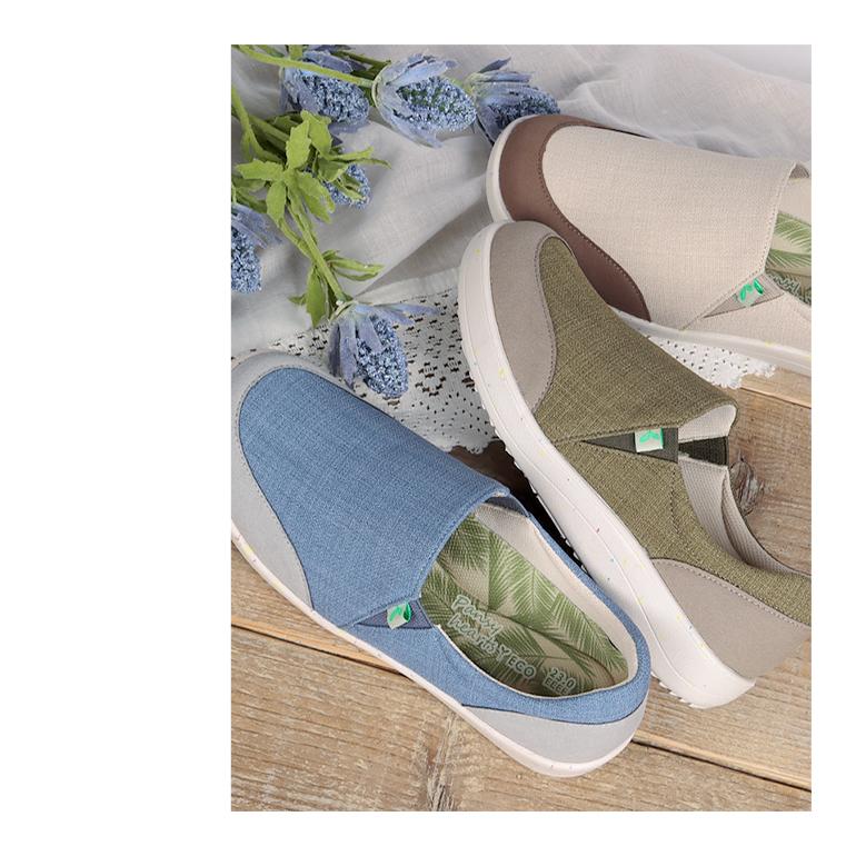 Pansy専用 Pansy パンジー 超軽量カジュアルスリッポン レディース オーク | 靴