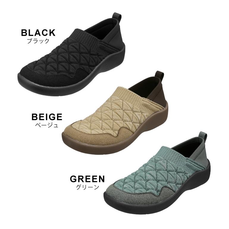 PANSY シューズ 靴 スリッポン 2WAY ニット 幅広 ソフト 楽ちん