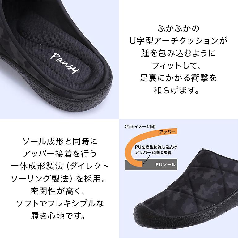 PANSY（パンジー） メンズ サンダル 紳士用 つっかけ オフィス