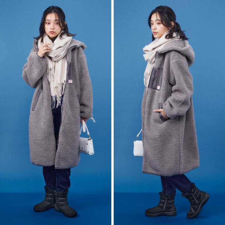 PANSY（パンジー） カジュアルブーツ ボア あったか ゆったり 幅広