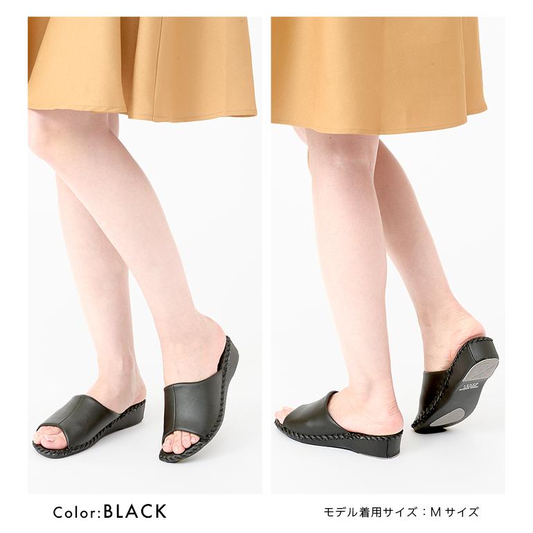 ルームシューズ レディース スリッパ ヒールスリッパ 女性 シンプル ヒール 室内履き パンジー pansy 9412 | PANSY | 15