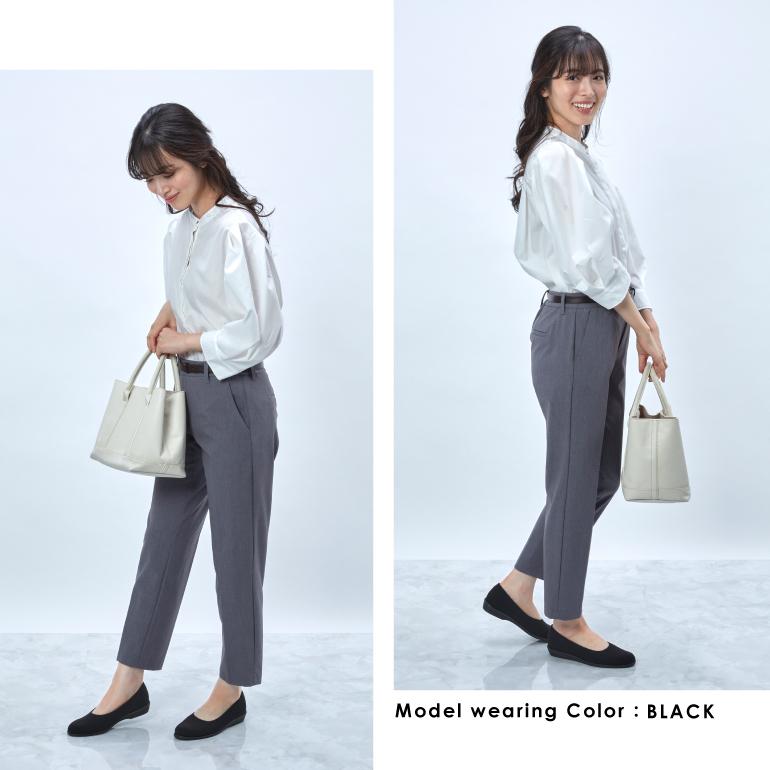 パンプス オフィス レディース ストレッチ ローヒール 歩きやすい 新生活 通勤 日本製 靴 3E パンジー pansy 4055 | PANSY | 06