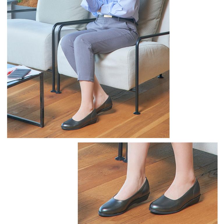 パンプス オフィス レディース 疲れにくい 軽い フラット ローヒール 新生活 通勤 日本製 靴 3E パンジー pansy 4060 | PANSY | 08