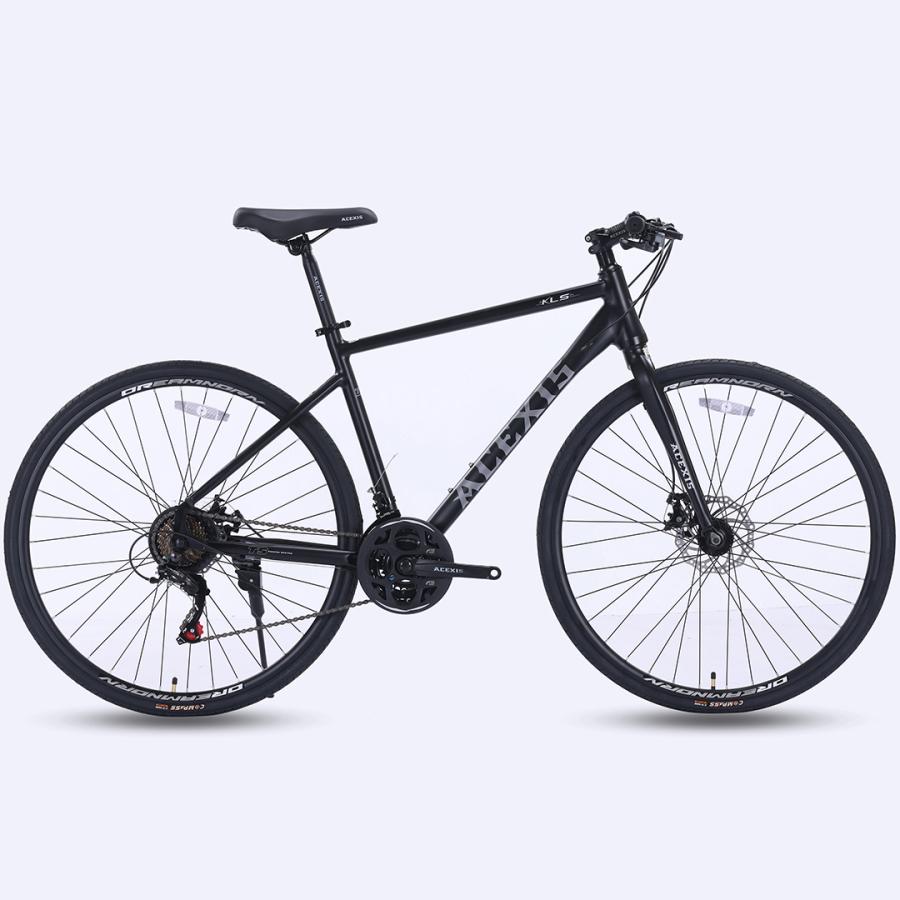 クロスバイク 自転車 ACEXIS シマノ21段変速 適応身長160cm以上 厚手