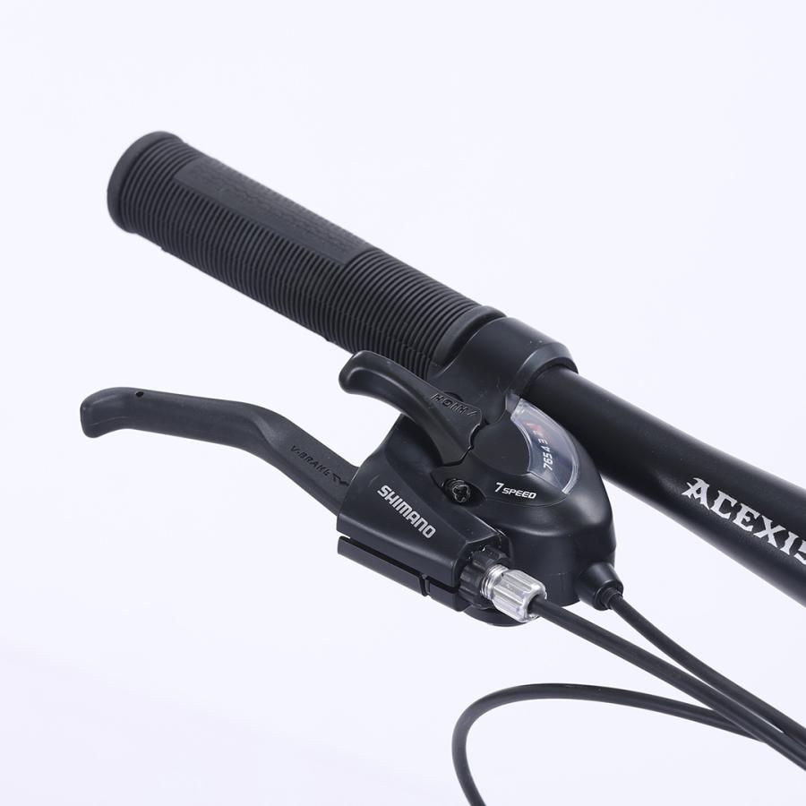 クロスバイク 自転車 ACEXIS シマノ21段変速 適応身長160cm以上 厚手
