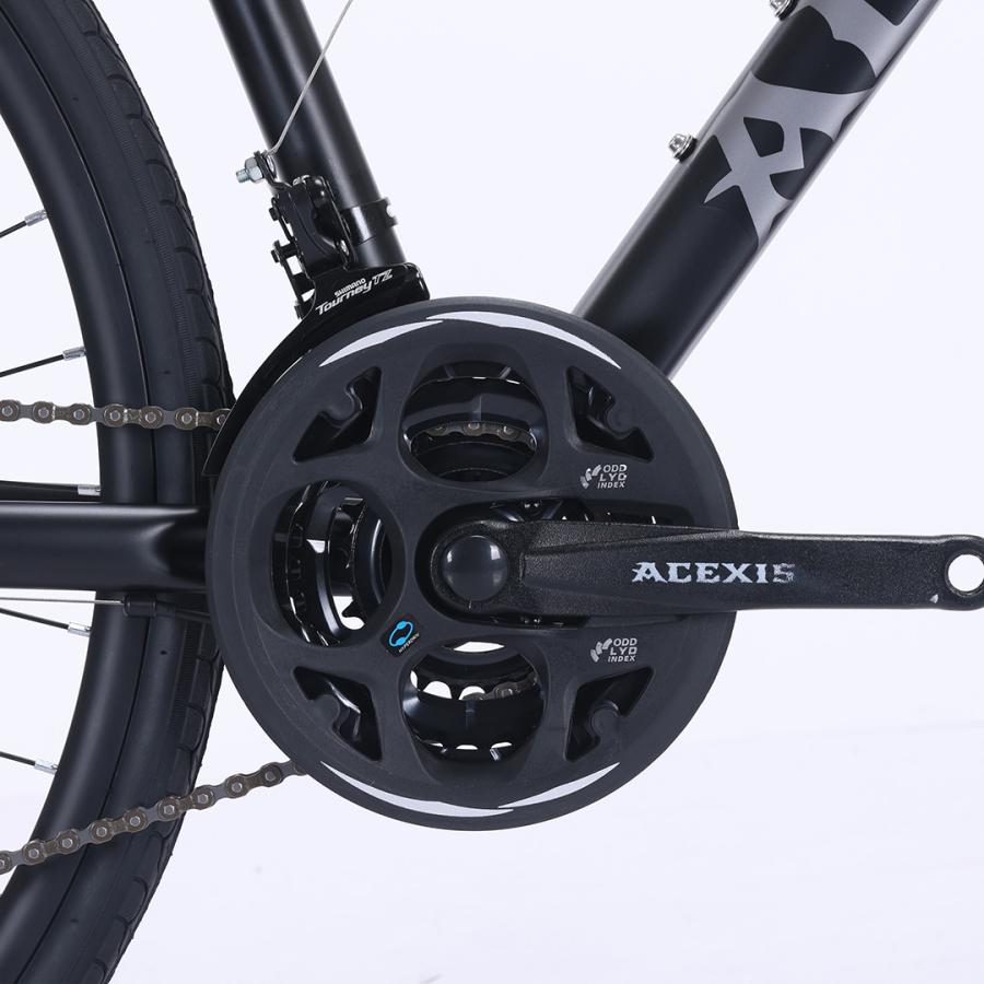 クロスバイク 自転車 ACEXIS シマノ21段変速 適応身長160cm以上 厚手