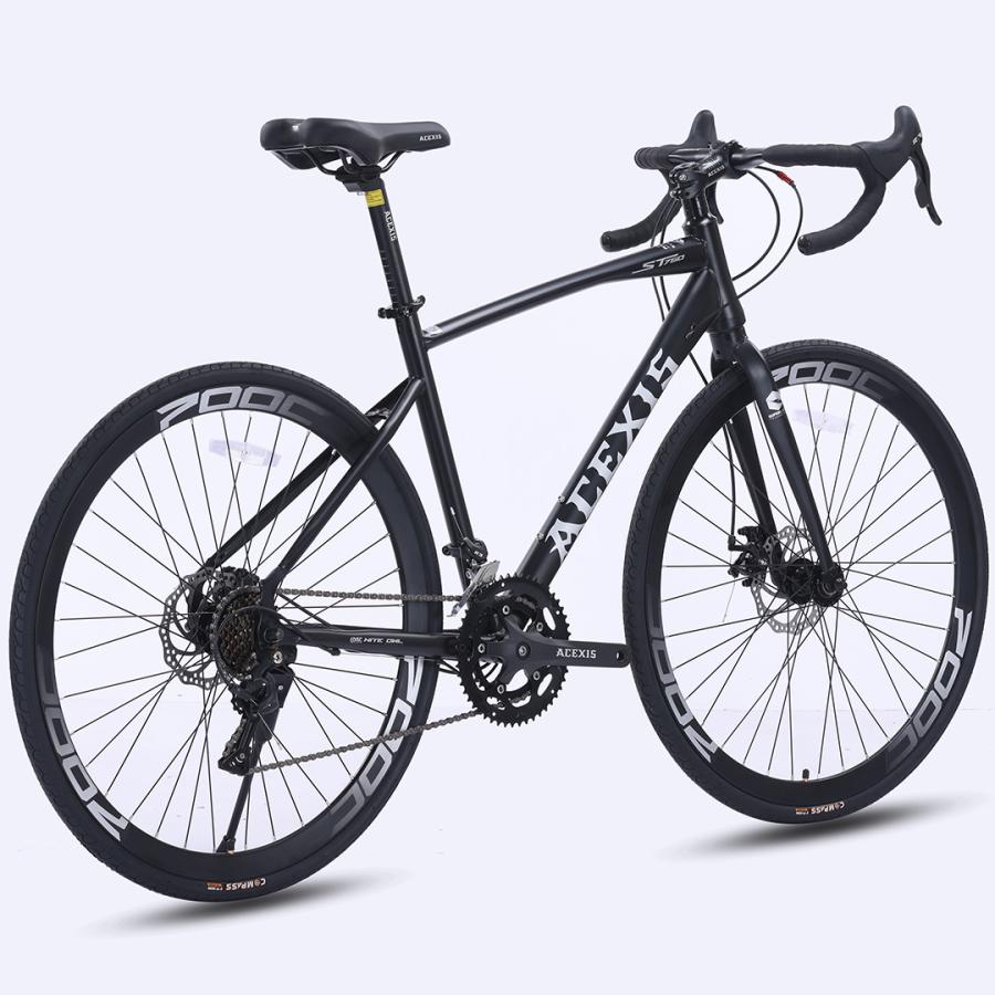 ロードバイク 自転車 ACEXIS L-TWOO 16段変速 適応身長160cm以上 前輪