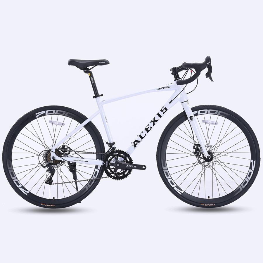 ロードバイク 自転車 ACEXIS L-TWOO 16段変速 適応身長160cm以上 前輪 