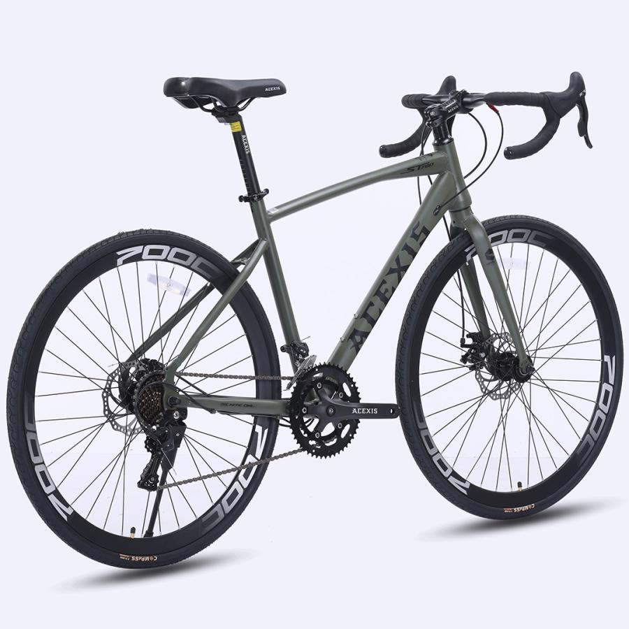 ロードバイク 自転車 ACEXIS L-TWOO 16段変速 適応身長160cm以上 前輪