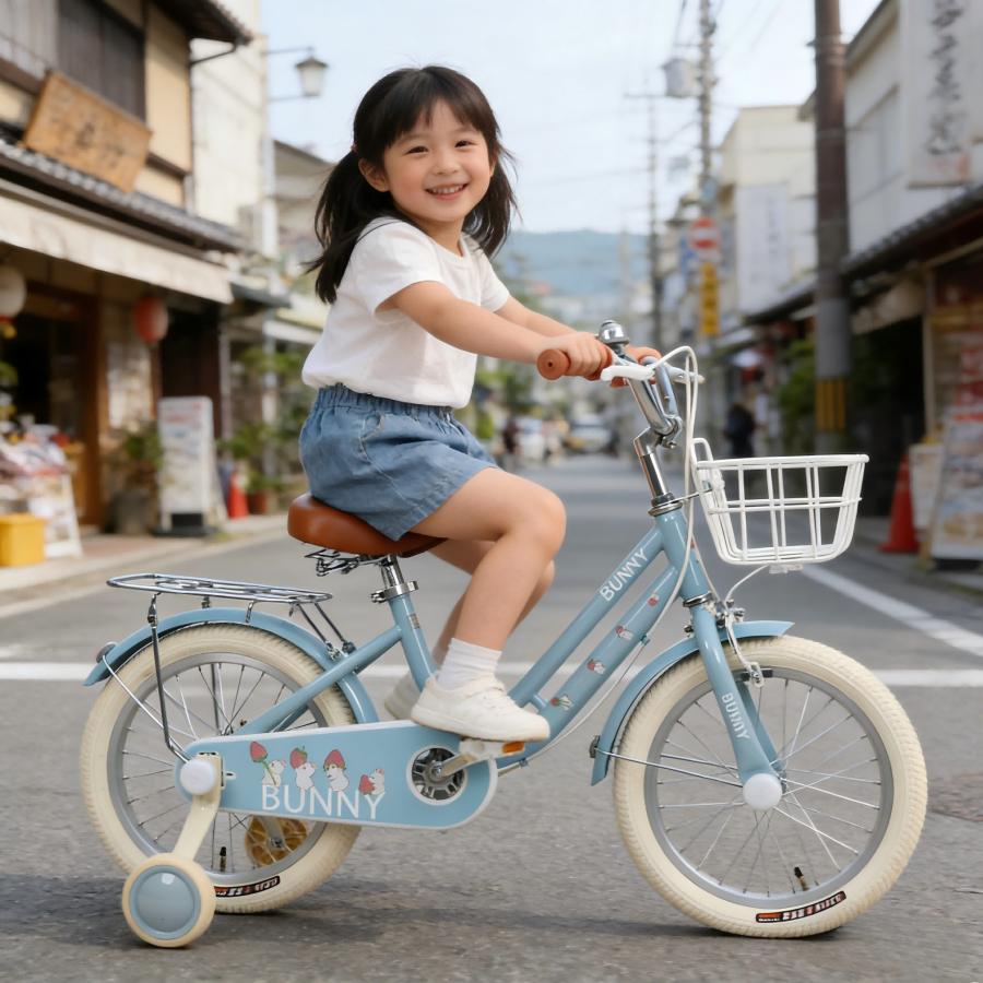 限定価格】子供用自転車 4歳 5歳 6歳 7歳 8歳 9歳 10歳 BUNNY 16インチ