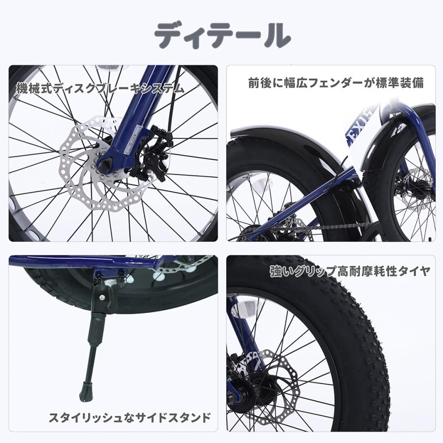 1000円OFF】ACEXIS ファットバイク Fat City Cruiser BMX 自転車