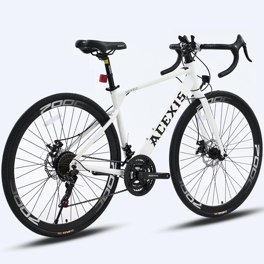 ACEXIS ロードバイク 自転車 シマノ21段変速 アルミフレーム 適応身長