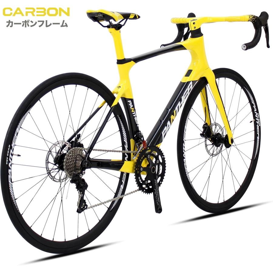 今週まで‼️ PANTHER ARES2.0 ロードバイク 黒・黄 今週まで‼️ PANTHER ARES2.0 ロードバイク 黒・黄