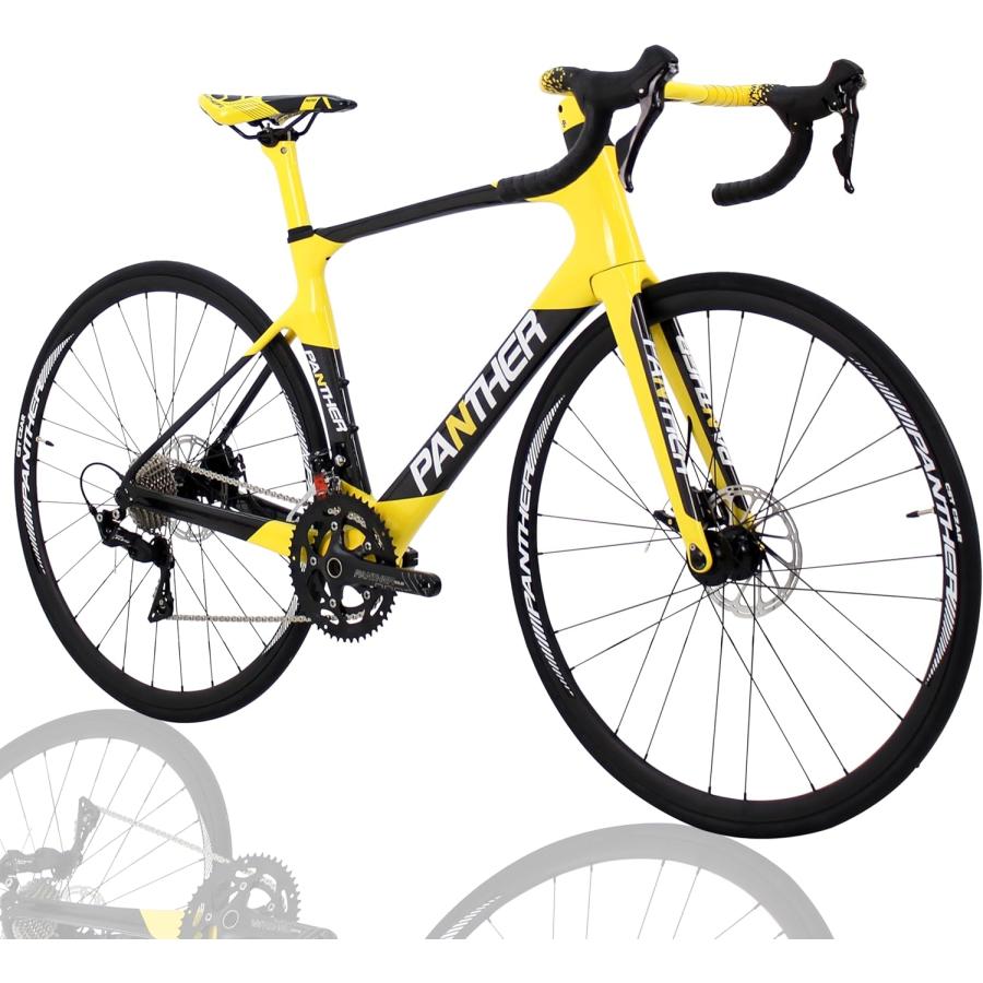 PANTHER HERMES ロードバイク Shimano105 R7000 PANTHER ロードバイク フルカーボン 3色/2サイズ選択可
