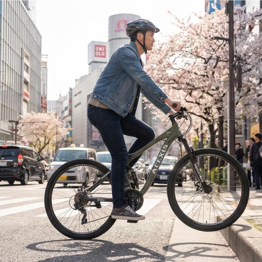 マウンテンバイク MTB ACEXIS 26インチ シマノ24段変速 シフター