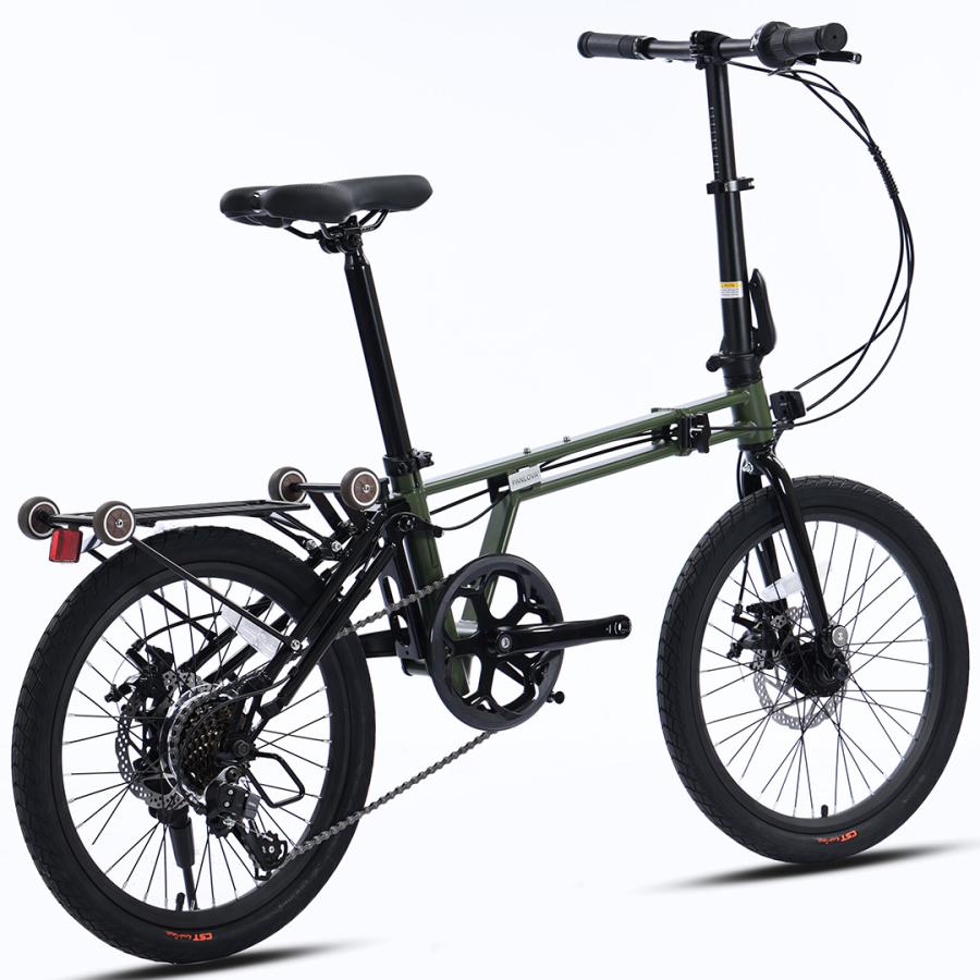 ACEXIS 折りたたみ自転車 小径車 ミニベロ 三つ折り仕様 16インチ 20