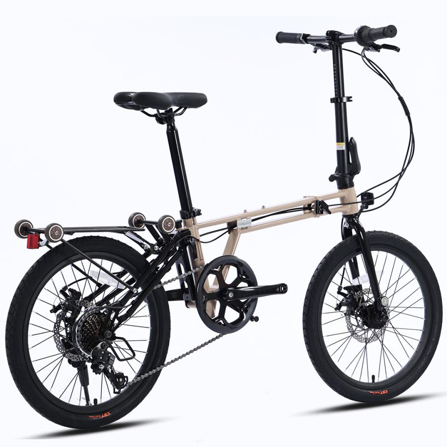 ACEXIS 折りたたみ自転車 小径車 ミニベロ 三つ折り仕様 16インチ 20