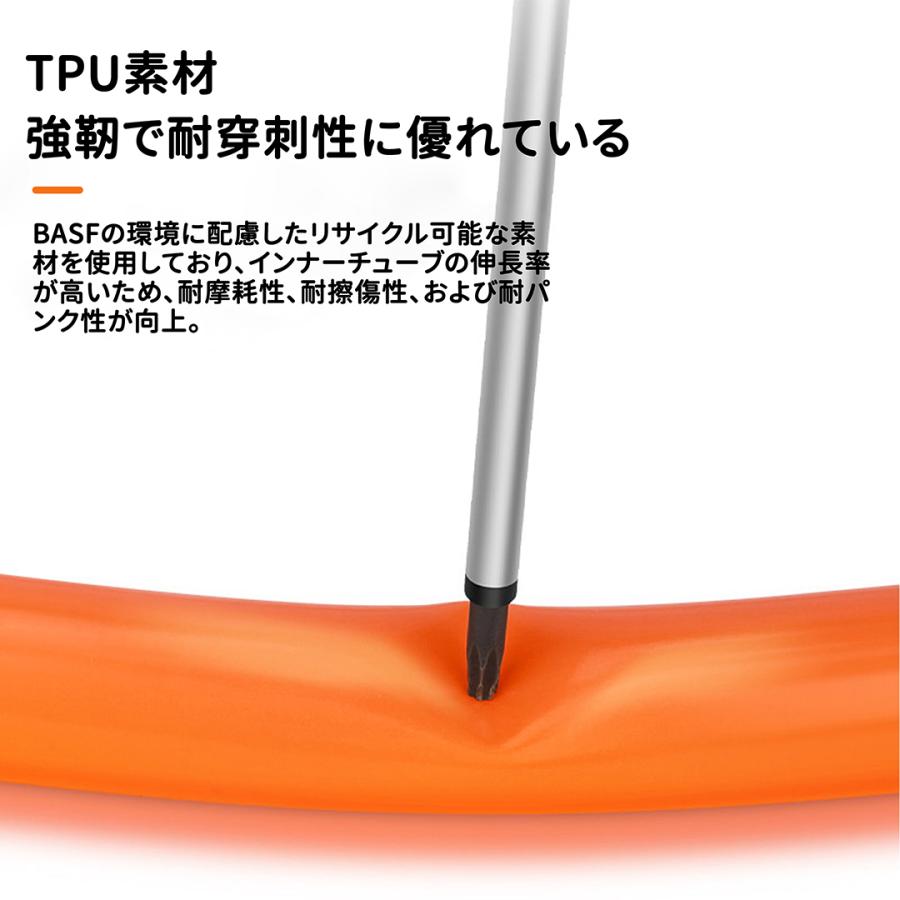 ACEXIS 超軽量 ロードバイク TPU インナーチューブ 700C x18-32C (全道