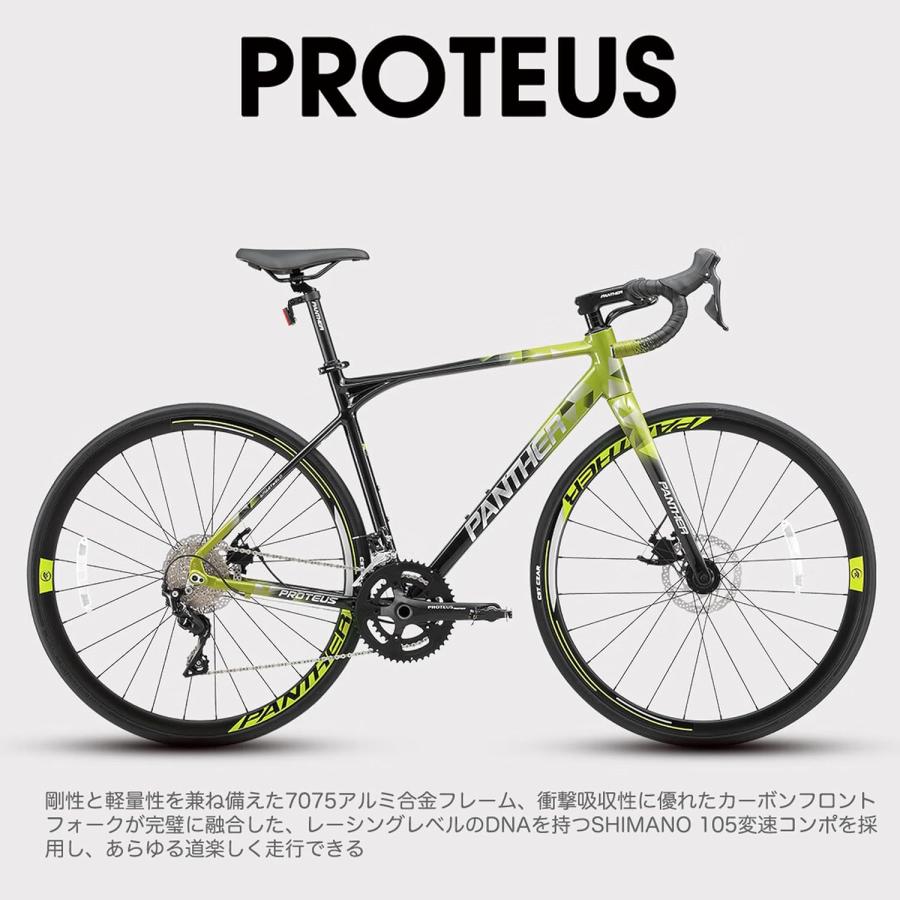 PANTHER (パンサー) ロードバイク Proteusシリーズ シマノ105搭載 22段