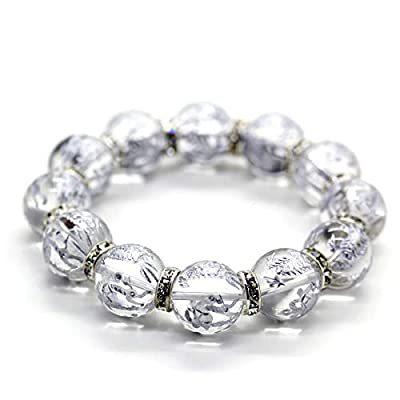 人気デザイン 銀彫四神獣水晶16mm 石輝 数珠 天然石 メンズ ブレスレット パワーストーン シルバーロンデル B536 Q7lwa 直売ショッピング Jeromejack Fr