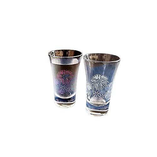 丸モ高木陶器 冷感花火 グラス天開ペアセット 冷感 花火 箱入り 贈り物 記念日 温度で変化 不思議な マジック 大切な人へ バレンタイン プレゼント 酒器 アルコールグラス 14newton Com