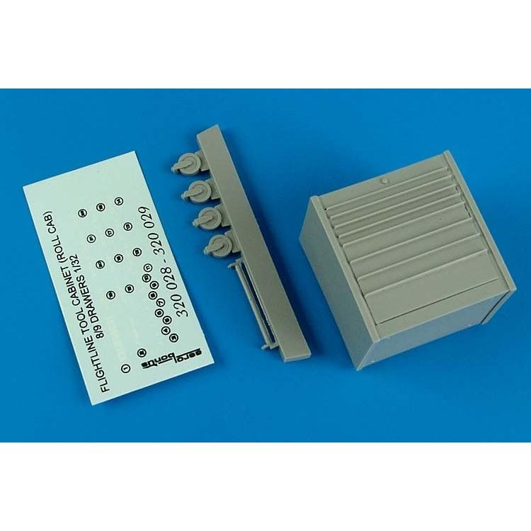 エアロボーナス 320029 1/32 アメリカ空軍 整備用工具 移動式キャビネット (9ドロア)(汎用) : ホビーショップ レギュラス ...