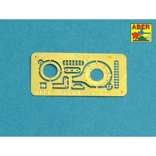 アベール 35L234 1/35 ロシア T62主力戦車用 U5TS(2A20)115mm砲身(タミヤ/トランぺッター用) :ABER ...