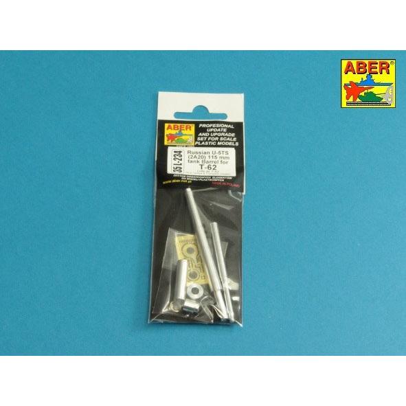 アベール 35L234 1/35 ロシア T62主力戦車用 U5TS(2A20)115mm砲身(タミヤ/トランぺッター用) :ABER ...