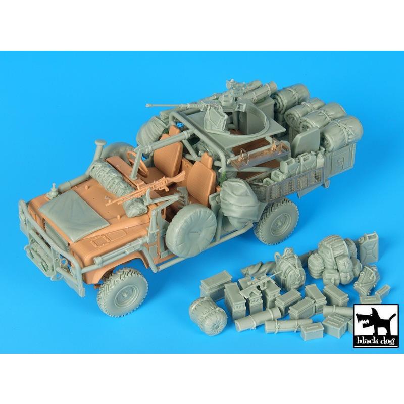 ブラックドッグ T35181 1/35 オーストラリア ランドローバー 特殊部隊 ビッグ セット(ホビーボス)