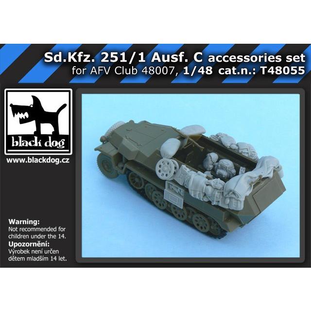 ブラックドッグ T48022 1/48 ドイツ Sd.Kfz.250ハーフトラック