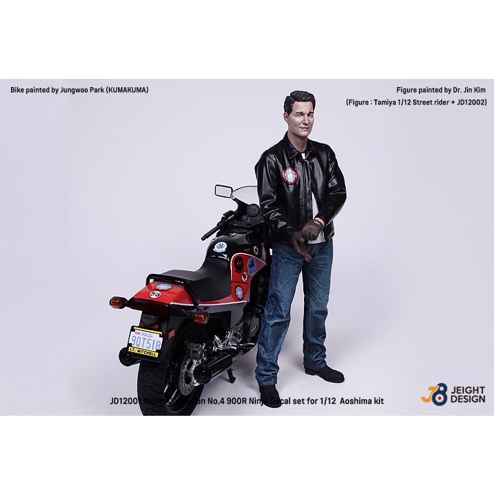 DEFモデル JD12001 1/12 GPZ900R Ninja デカールセット - ムービー