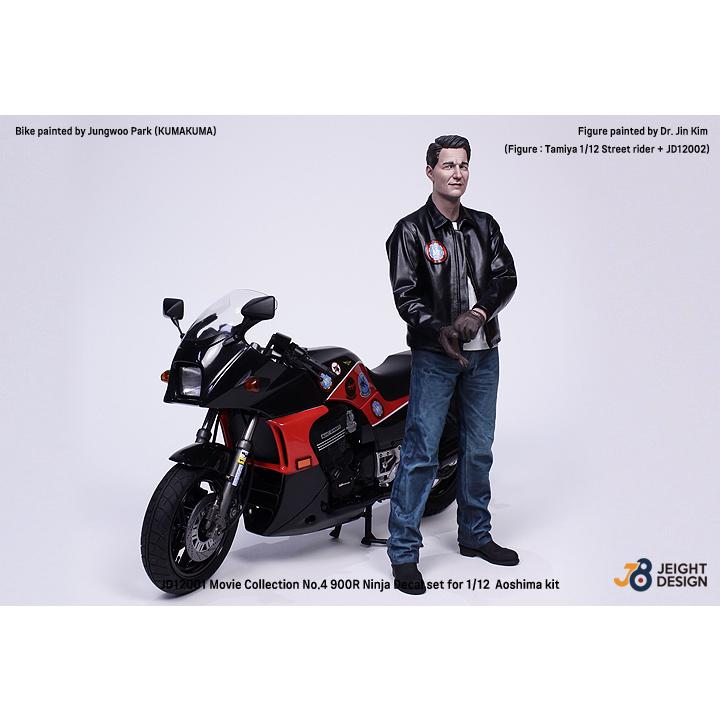 DEFモデル JD12001 1/12 GPZ900R Ninja デカールセット - ムービー
