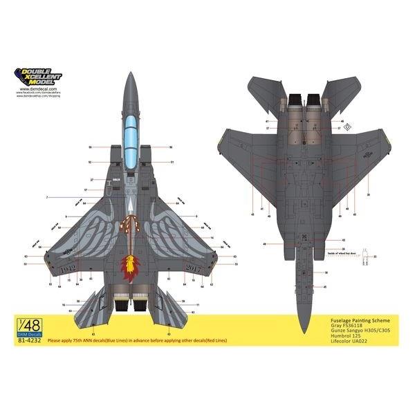 DXM 81-4232 1/48 アメリカ空軍 F-15E ストライクイーグル 第4戦闘航空