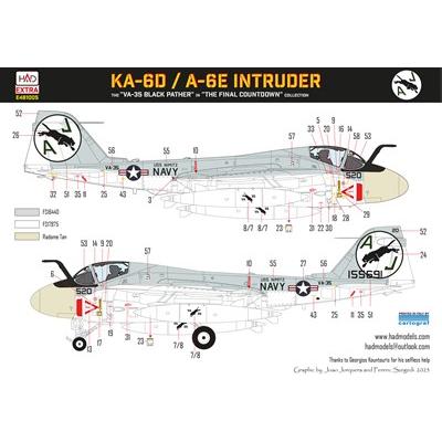 HADモデル E481005 1/48 A-6E イントルーダー「ファイナル