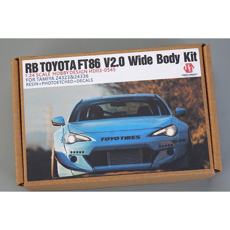ホビーデザイン HD03-0545 1/24 RB トヨタ FT86 V2.0 ワイド ホビーデザイン HD03-0545 1/24 RB トヨタ FT86 V2.0 ワイド