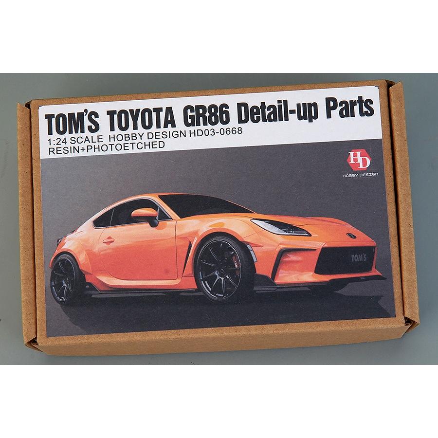 ホビーデザイン HD03-0668 1/24 TOM'S トヨタ GR86 ディテール ホビーデザイン HD03-0668 1/24 TOM'S トヨタ GR86 ディテール