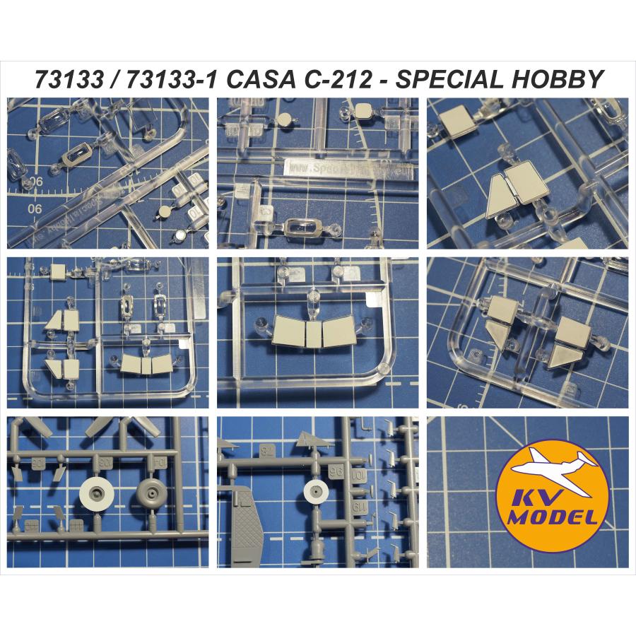 KVモデル 73133 1/72 CASA C-212-100, C-41A, SH 89 / C.212 (スペシャルホビー/Azur ...