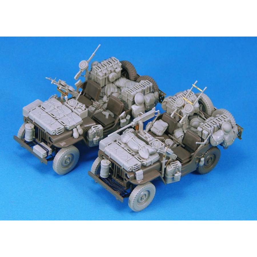 1/35 イギリス軍デビットスターリング中佐率いるSASジープ チーム