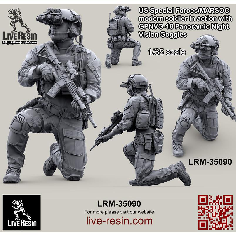 ライブレジン LRM35090 1/35 アメリカ海兵隊特殊作戦コマンド MARSOC 