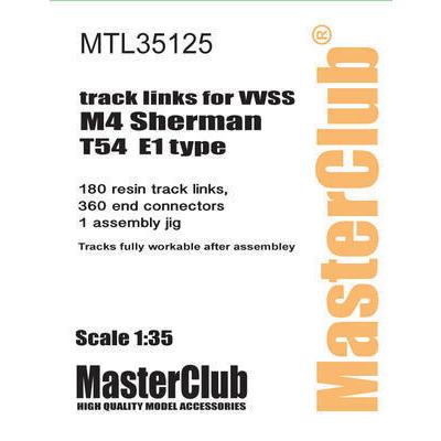 マスタークラブ MTL-35125 1/35 M4中戦車 シャーマン T54E1 タイプ用履帯 : macl-mtl-35125 : ホビーショップ パンツァーレーア - 通販 - Yahoo!ショッピング マスタークラブ MTL-35125 1/35 M4中戦車 シャーマン T54E1 タイプ用履帯 : macl-mtl-35125 : ホビーショップ パンツァーレーア - 通販 - Yahoo!ショッピング