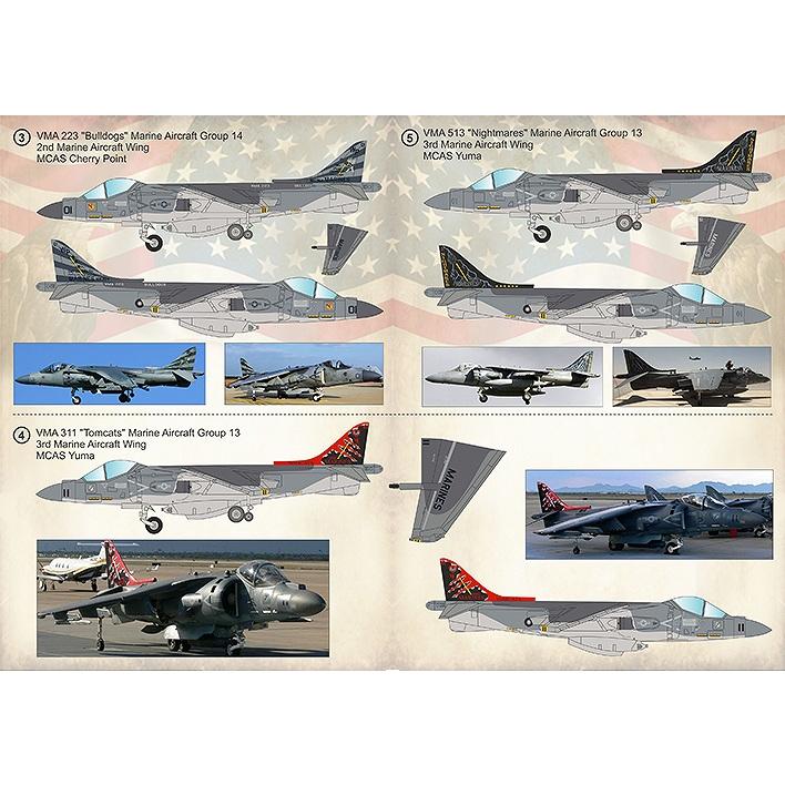 プリントスケール 72-214 1/72 AV-8B ハリアーII : ホビーショップ