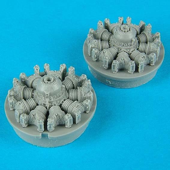 クイックブースト 72059 1/72 S2F-1 トラッカー エンジン (ライト R-1820-82WA)（ハセガワ用） | 