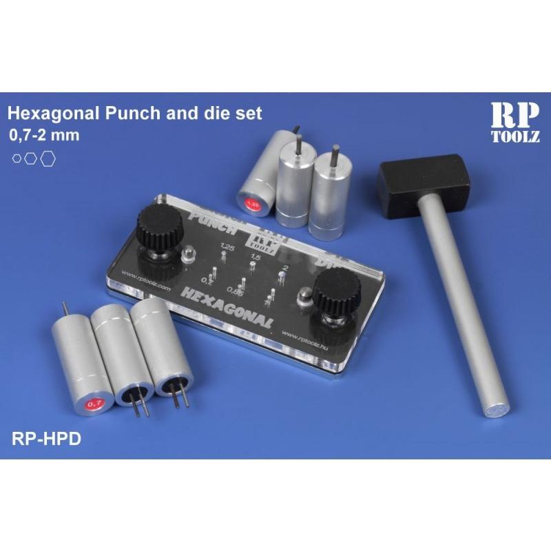 RPツールズ RP-HPD パンチ＆ダイ(六角) 0.70，0.85，1.00，1.25，1.50