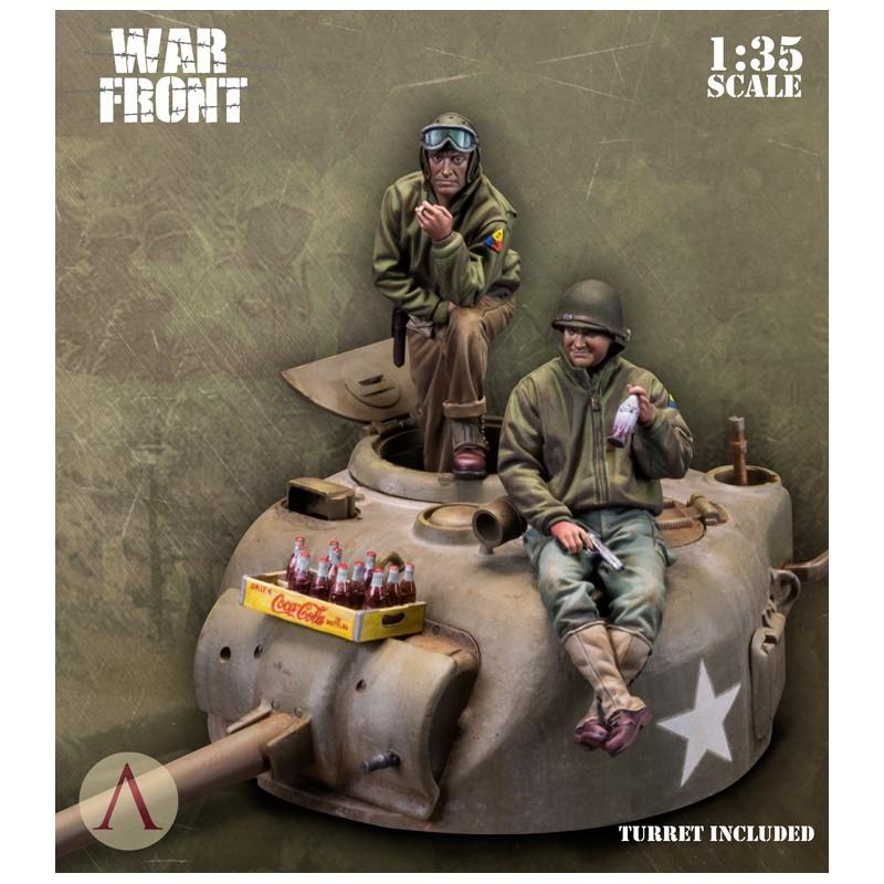スケール75 SW35-027 1/35 アメリカ 戦車兵&コーラ : ホビーショップ