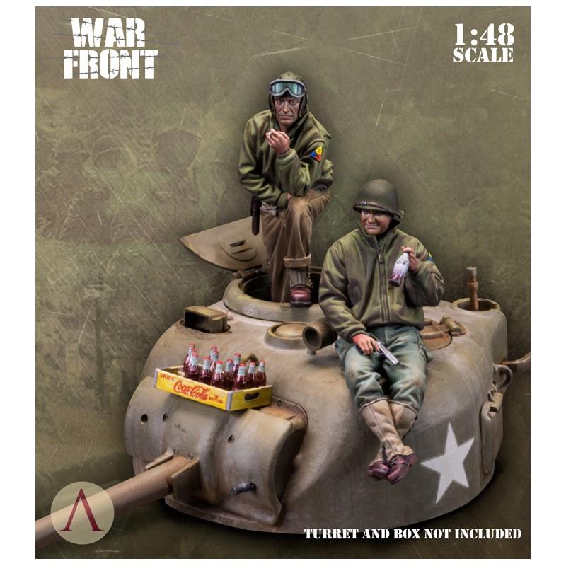 スケール75 SW48-005 1/ 48 アメリカ 戦車兵セット (2体